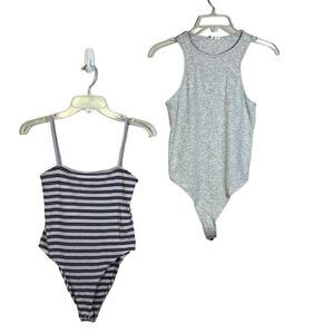 H&M Bodysuit Bundle of 2 Sleeveless Women's Size S/M